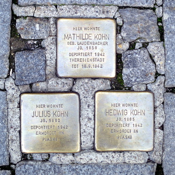 Stolpersteine Klostersteige 11 #1