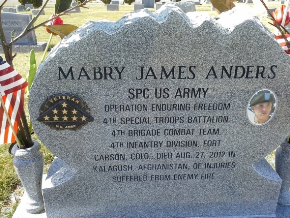 American War Grave Haines Cemetery #1