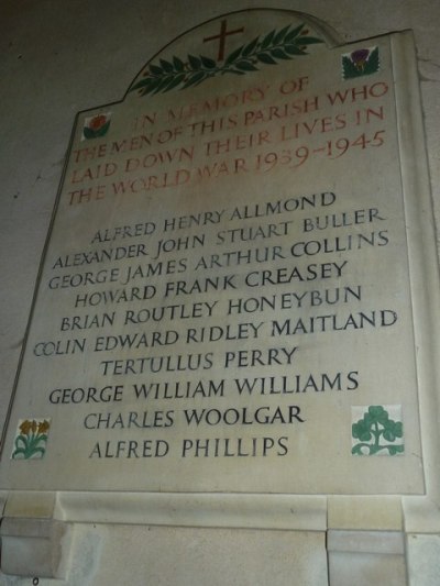 War Memorial St Mary Church Shipley #1