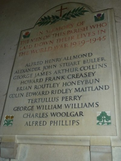 Oorlogsmonument St Mary Church Shipley