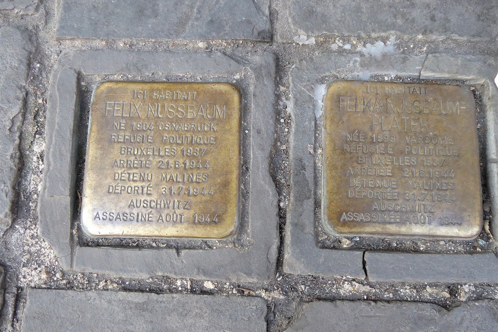 Stumbling Stones Rue Archimède 22