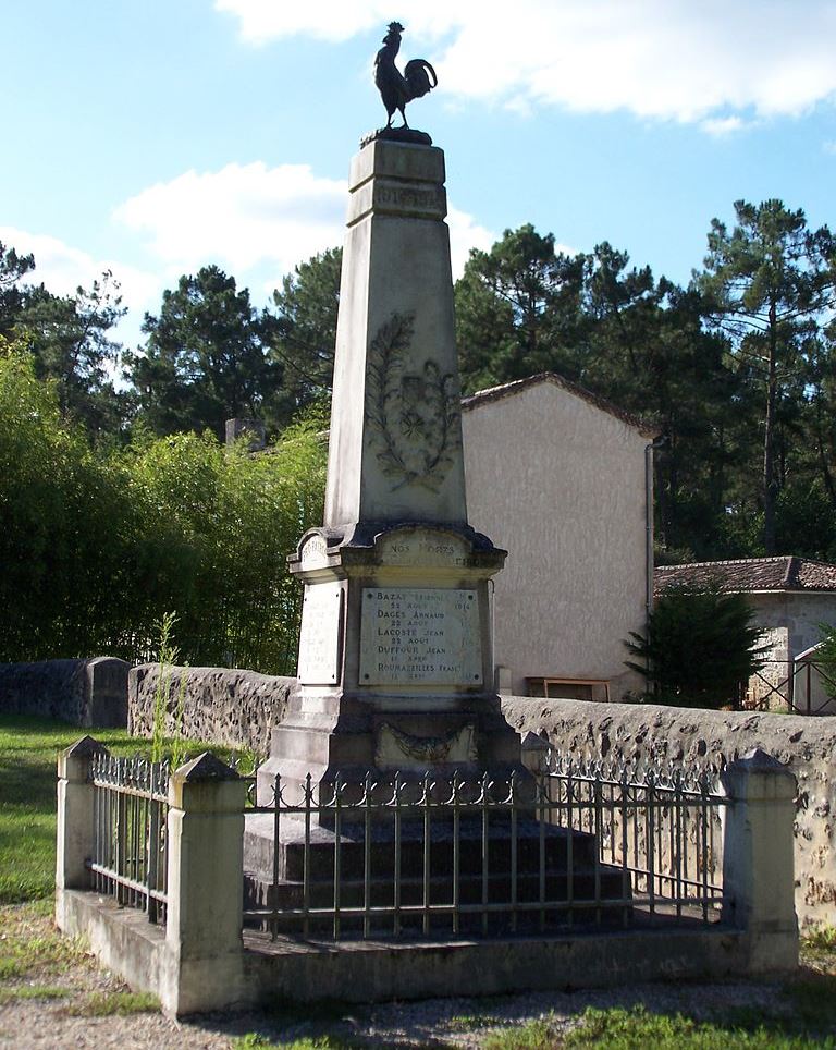Monument Eerste Wereldoorlog Sauméjan