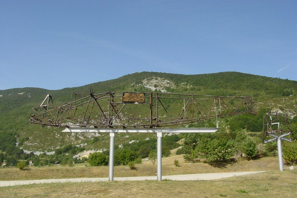 Monument Landing Duitse S.S. 21-07-1944 Vassieux-en-Vercors