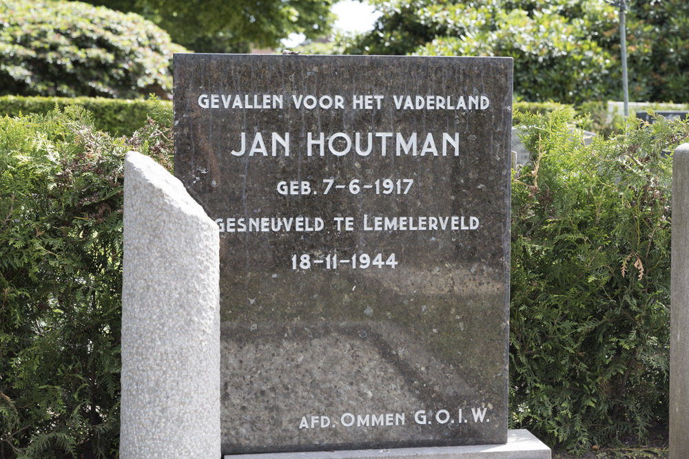 Dutch War Graves General Cemetery Ommen #3