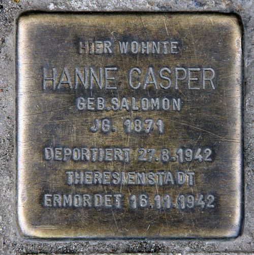 Stolperstein Marchlewskistrae 100 #1