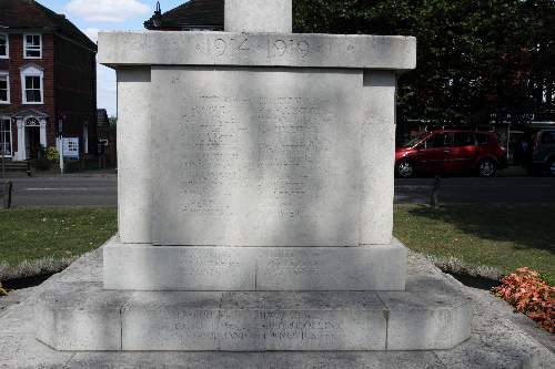 Oorlogsmonument Tenterden #4