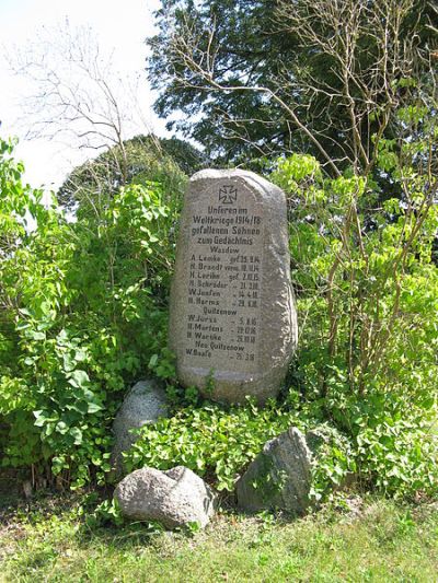 Oorlogsmonument Wasdow