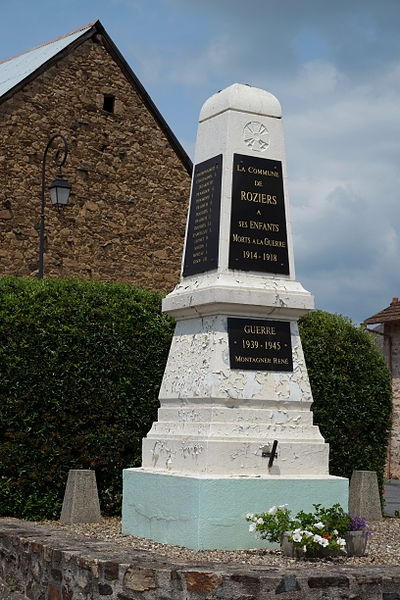 War Memorial Roziers-Saint-Georges