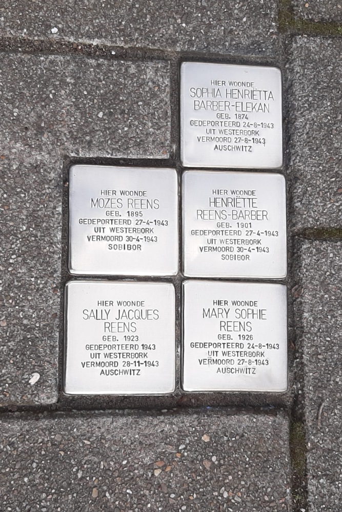 Stolpersteine Rijkstraatweg 93