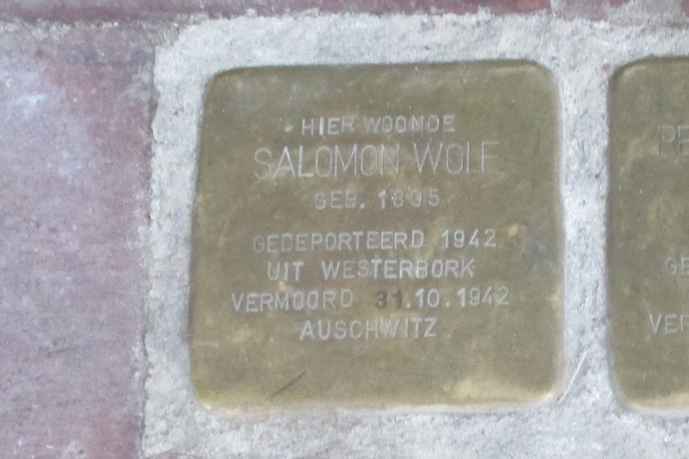 Stolpersteine Rolderstraat 5 #2