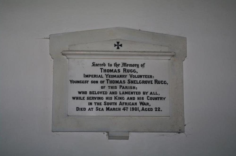 War Memorial St. Mary Church Boyton #2