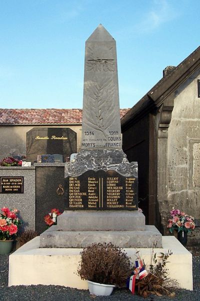 War Memorial Cours-de-Monsgur
