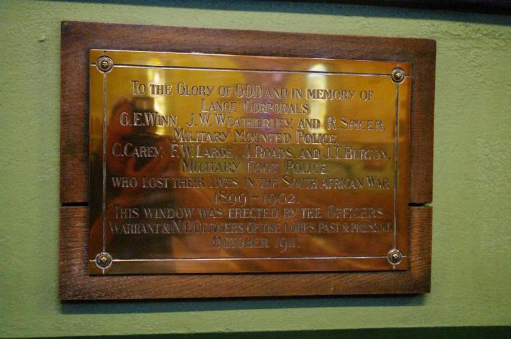 Memorials Cathedral Church of St. Michael and St. George Aldershot