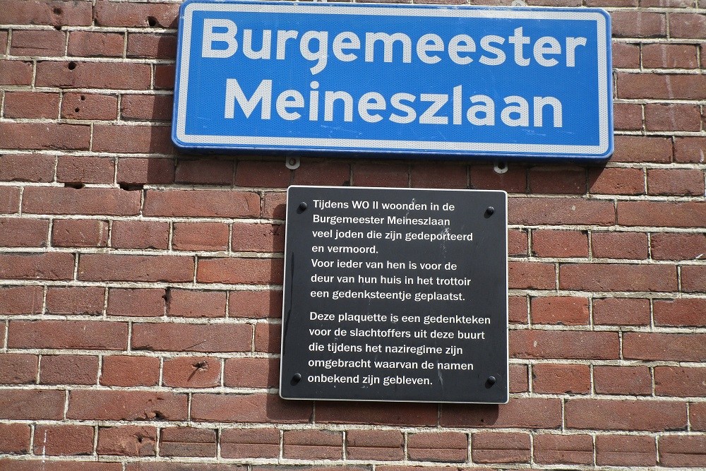 Gedenkteken Onbekende Joodse Slachtoffers Naziregime Rotterdam #2