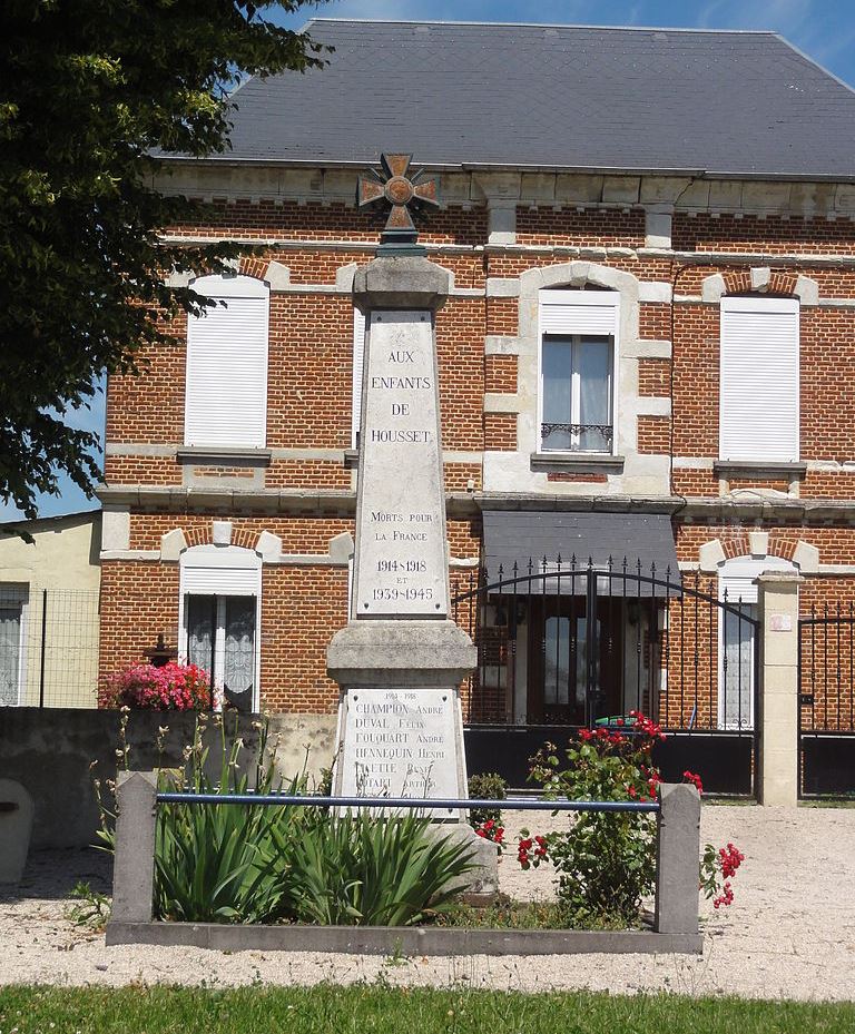 Oorlogsmonument Housset