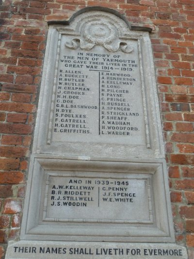 War Memorial Yarmouth