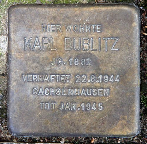 Stolperstein Dortmunder Strae 2 #1