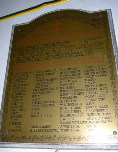 War Memorial St. Nicholas Church