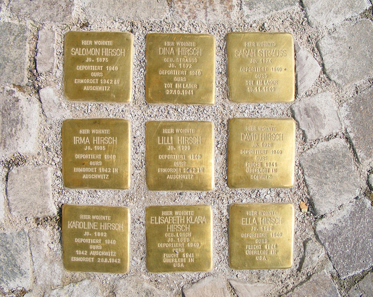 Stolpersteine Mitteltor 3 #1