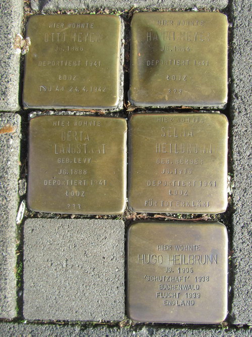 Stumbling Stones Luxemburger Straße 37 #5