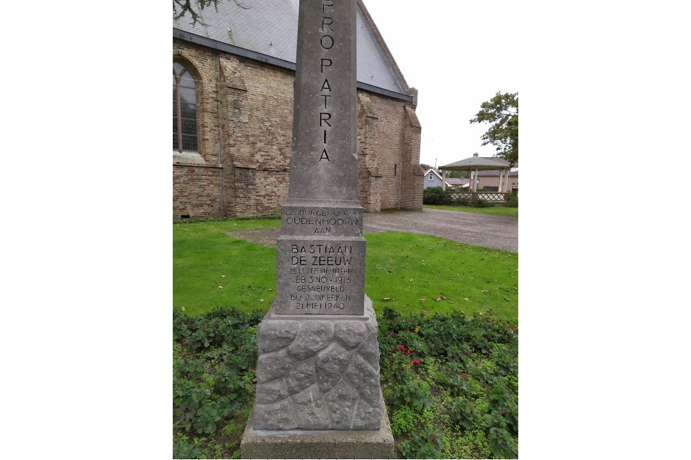 Memorial to fallen (former) Oudenhoorn residents