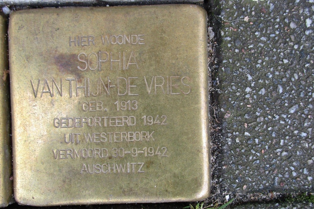 Stolpersteine Vierambachtstraat 66a #3