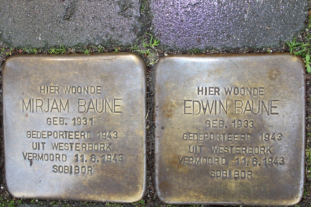 Stolpersteine Emmastraat 38 #4