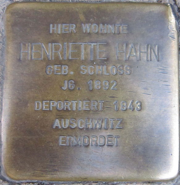 Stolpersteine Semmelstraße 69 #3