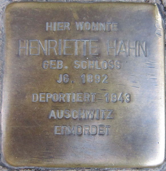 Stolpersteine Semmelstrae 69 #3