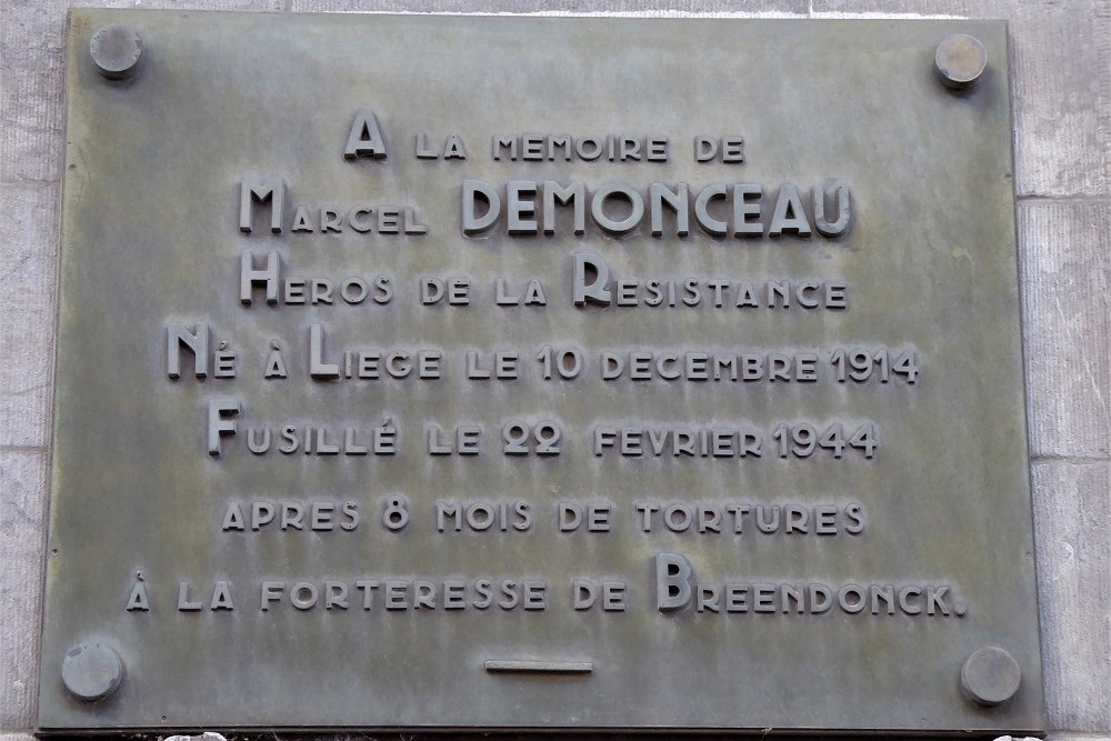 Memorial Résistance Fighter Marcel Demonceau #1