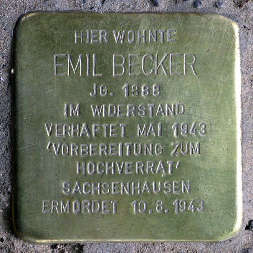 Stumbling Stones Schubartstraße 61 #2