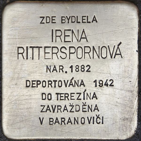 Stolpersteine Třda Svobody 619/22 #1