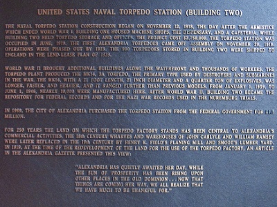 Torpedo Factory Art Center - Alexandria - TracesOfWar.com