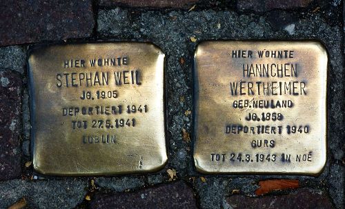 Stolpersteine Hauptstrae 42 #1