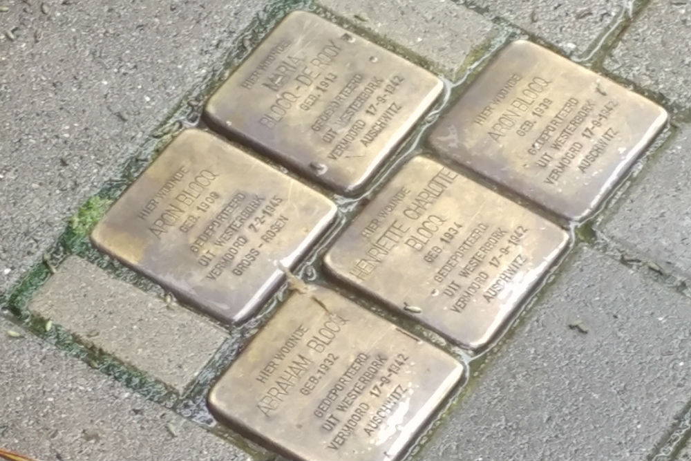 Stolpersteine Eerste Jan van der Heijdenstraat 137 I