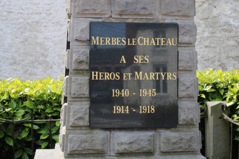 Oorlogsmonument Merbes-le-Chteau	 #2