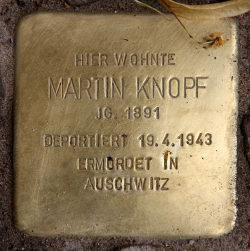 Stolpersteine Pariser Straße 6 #3