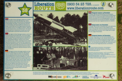 Liberation Route Marker 038: Flying bombs over Rozendaal #3