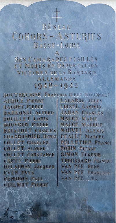 Memorial Resistance-Group Cohors-Asturies Basse-Loire