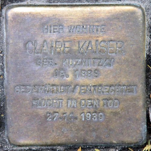 Stolpersteine Hektorstraße 20 #1