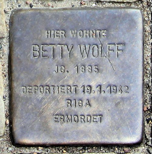 Stolpersteine Nassauische Straße 54 #1