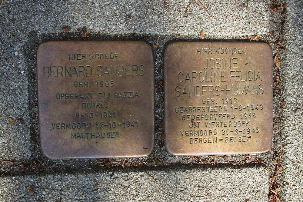 Stolpersteine J.P. Sweelinckstraat 8 #1