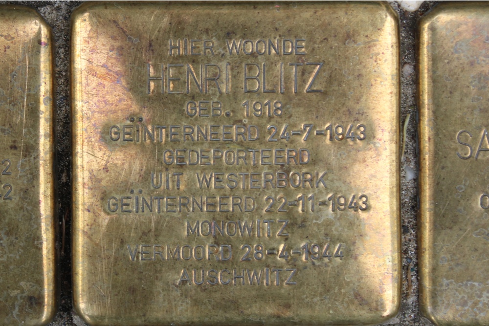 Stolpersteine Kromme Mijdrechtstraat 20 #3