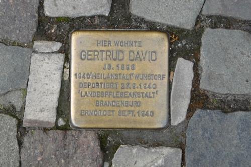 Stolperstein Krahnstrae 1-2 #1