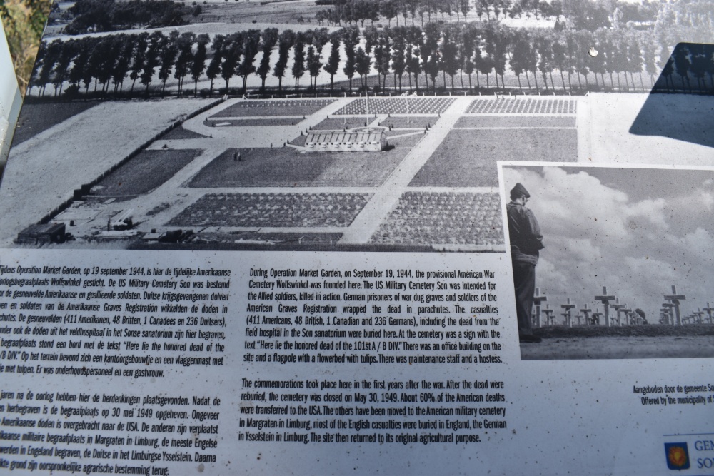 Information Sign Former American Cemetery #2