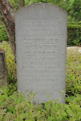 Dutch War Grave Corniles Anthonie Clement #2