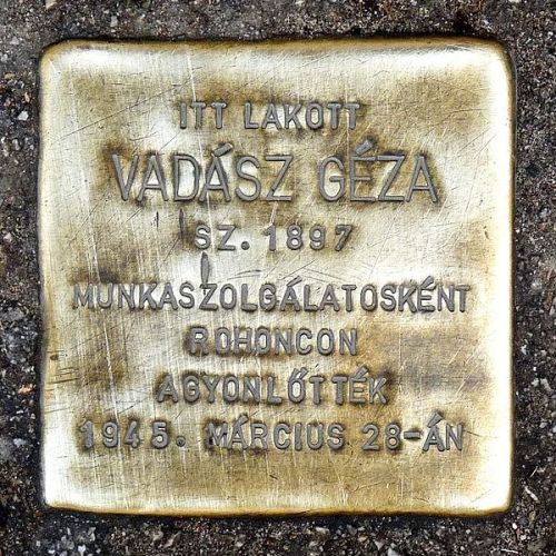 Stolperstein Hegedűs Gyula utca 12 #1