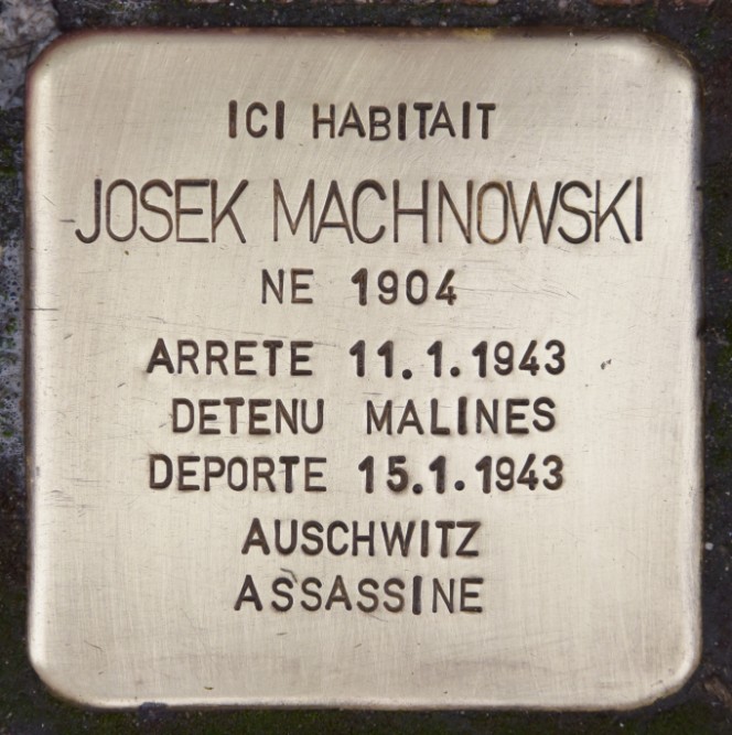 Stolperstein Rue de la Rgence 65 #1