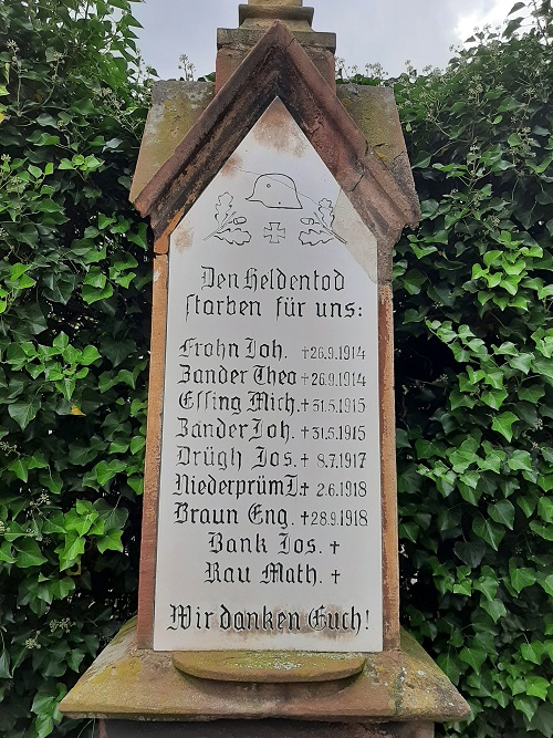 Monument Slachtoffers WO1 Berg #4