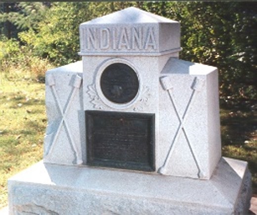 1st Battery, Indiana Light Artillery (Union) Monument